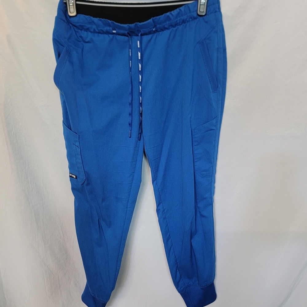 Grey's Anatomy Royal Blue Drawstring Scrub Joggers